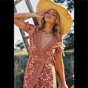 Arnhem Midi Wrap Dress